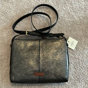 Fossil Felicity Crossbody Pewter